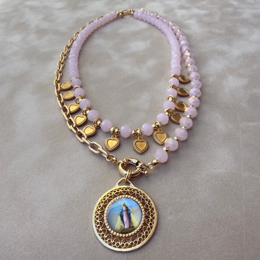 Corazon de luz y virgen milagrosa / Heart of Light and Miraculous Virgin